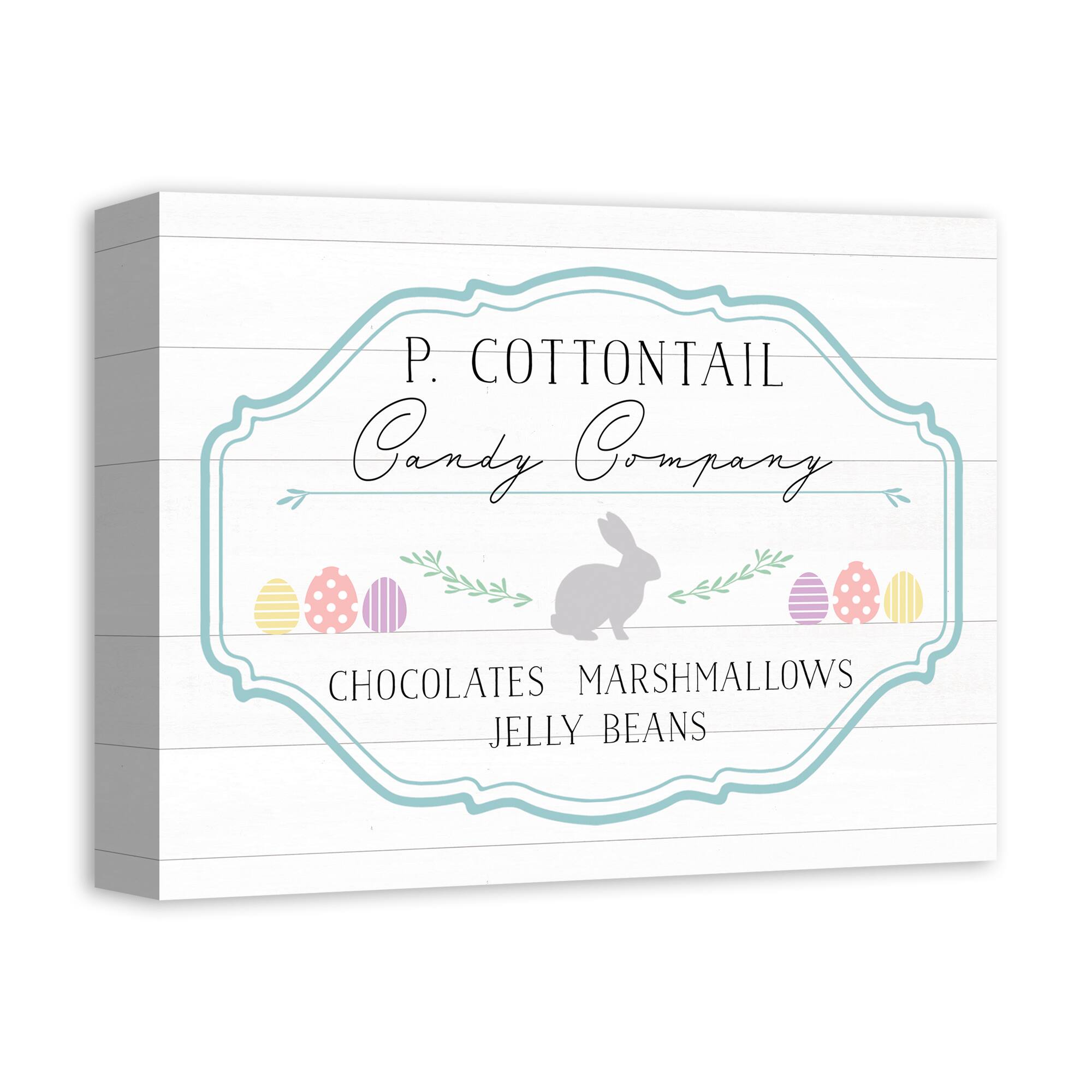 P Cottontail Candy Co 14" x 11' Canvas Wall Art